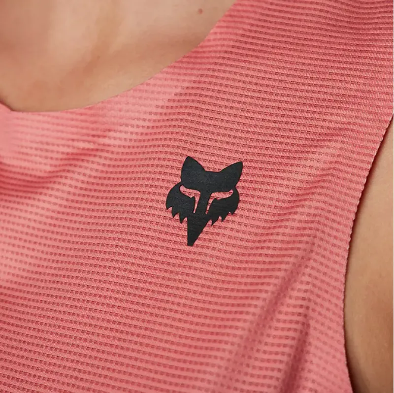 Fox Racing Women's Flexair Ascent Sleeveless Jersey in Salmon-2